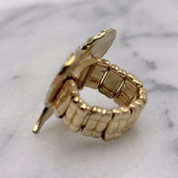 Angel‎ Wings Heart Crystal Stretch Ring Jewelry - Picture 5 of 5